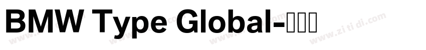 BMW Type Global字体转换
